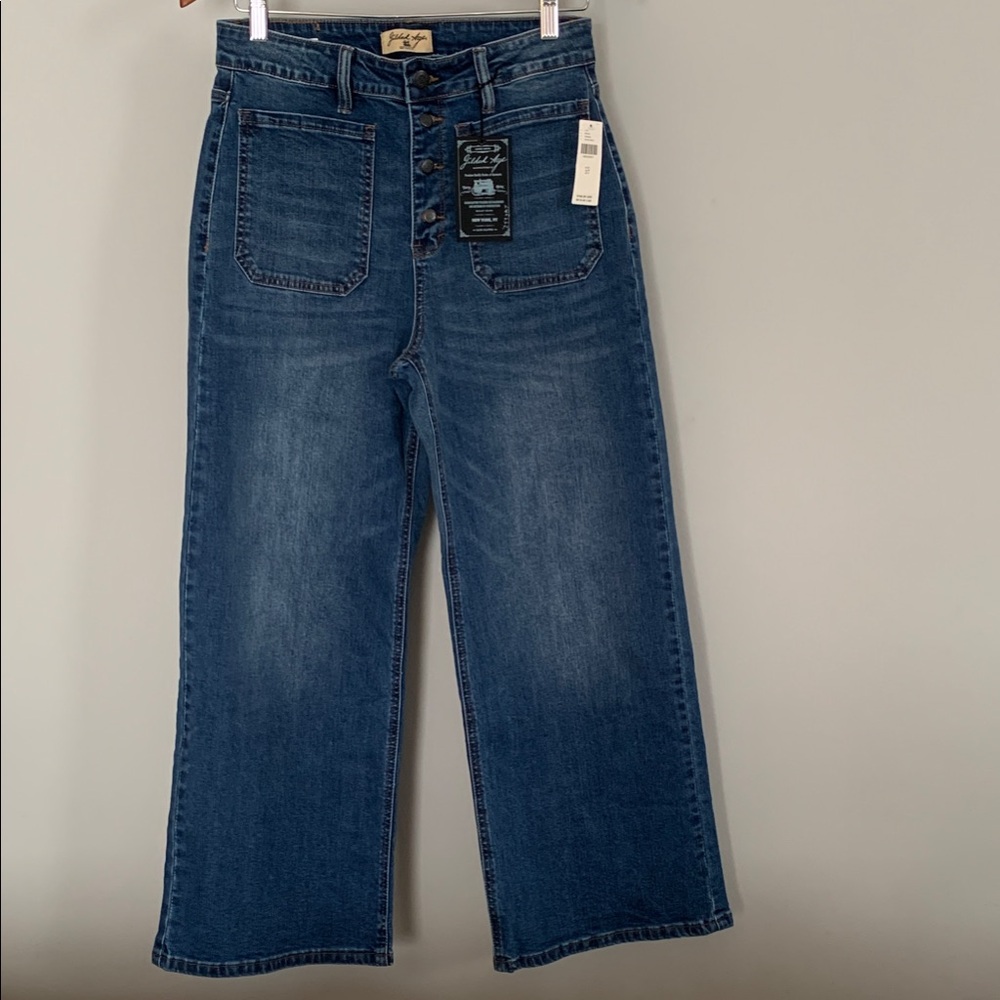 Gilded Age Anthropolgie Wide Leg Jeans